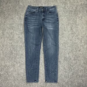 Judy Blue Jeans Womens Size 7 28 Blue Relaxed Fit JB88226 Speckled